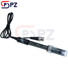 Aquarium Hydroponic PH Controller Electrode Probe BNC Connector Meter Sensor BLK