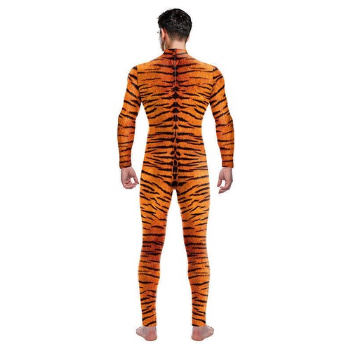 Animal Jumpsuit Cosplay Costumes Tiger Leopard 3D Print Bodysuit Halloween Party - Picture 60 of 118
