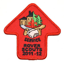 Service Rovers Scouts Canada Badge 2011 – 2012 NOS New Old Stock SD154F2011