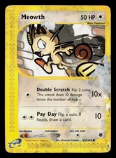 MEOWTH 121/165 COMMON EXPEDITION BASE SET POKEMON DMG on eBay