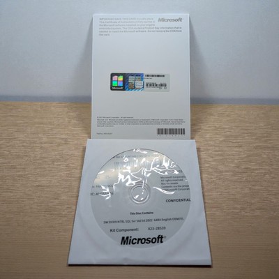 Microsoft SQL Server 2022 Standard Runtime (IoT/Embedded) | DVD + COA | 64-Bit