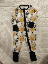 Little Sleepies Bamboo Viscose Zip Footless Coverall One-Piece 3-6M Halloween