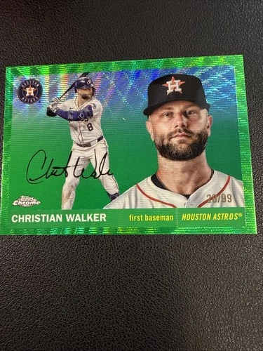 2025 Topps Chrome Christian Walker RAW