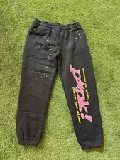 *BRAND NEW*Sp5der Worldwide “Black” Sweatpants-Free Shipping, Ready📦 Size Small