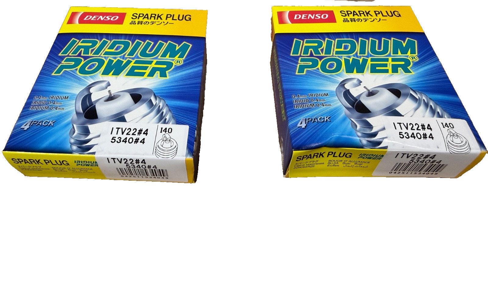 New SET 8 Denso Iridium Power Spark Plug ITV22 5340 0.8mm Ford GM Cadillac Turbo