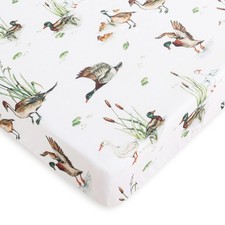 Crib Sheets for Baby Unisex - Muslin Fitted Crib Sheets Toddler Bed Sheet, 70...