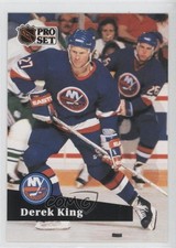 1991-92 Pro Set French Derek King #146 0a1