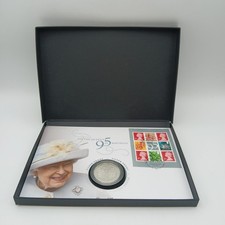 2021 Queen Elizabeth II 95th Birthday Silver Proof £5 Coin Cover Royal Mail 595