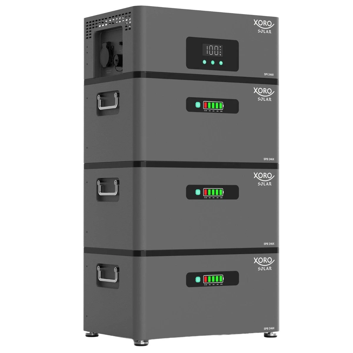 XORO SOLAR ATLAS-F 7.2 kWh Speichersystem, optional Shelly Pro 3EM Set