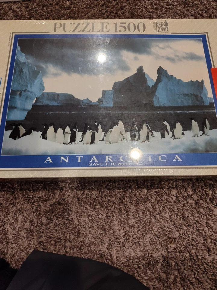 EDUCA "Antarctica Save The World" 1500 pc Puzzle 23"x33" Penguins NOS New Sealed - Image 4 of 4