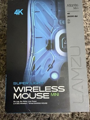 Lamzu Atlantis Mini Wireless Super light 55g PC Gaming Mouse 4k No Lag Black RGB