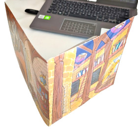 Lego 4721 Harry Potter Classroom Building Instructions. + cardboard backdrop/back panel used