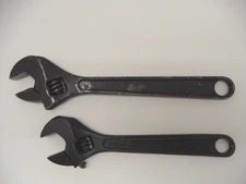 Vtg. Lot (2) CRESCENT TOOL CO. 10'' & 12'' Wrench Drop Forged Steel JAMESTOWN,NY