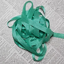 Vintage Seam Binding Ribbon 5 Yds "Mountain Meadow" Woven Edge Rayon Sewing Trim