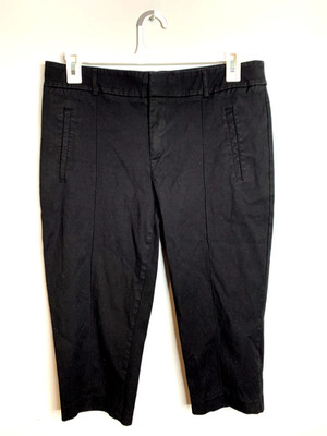 Time & Tru Women's 16 Cotton, Rayon, Spandex Cropped Dress Pants