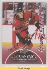 2021-22 Upper Deck Series 1 UD Canvas Young Guns Jacob Bernard-Docker READ z6b