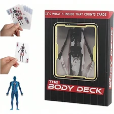The Body-Deck,Unique Transparent 3D lmage of The Human Anatomy Playing Cards US