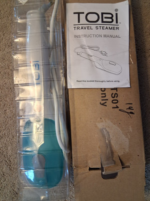 TOBI Handheld Travel Garment Clothes Steamer 90TB01TS01--FREE SHIPPING!