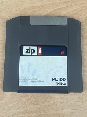Iomega PC100 100MB Zip Disk IBM PC Mac kompatibel Datenspeicherkassette