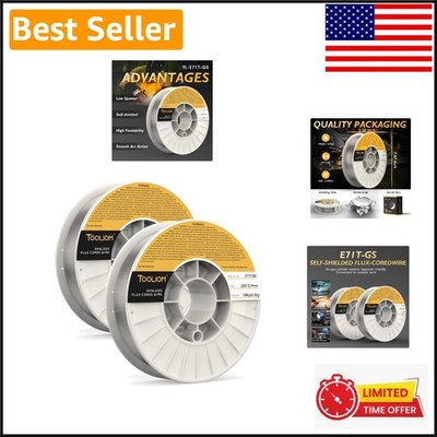 Top Performance E71T- 0.035'' Gasless Flux Core Welding Wire - 10LB Pack of 2