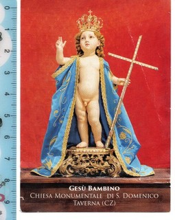 Santino Holy Card Child Jesus Tavern (CZ)