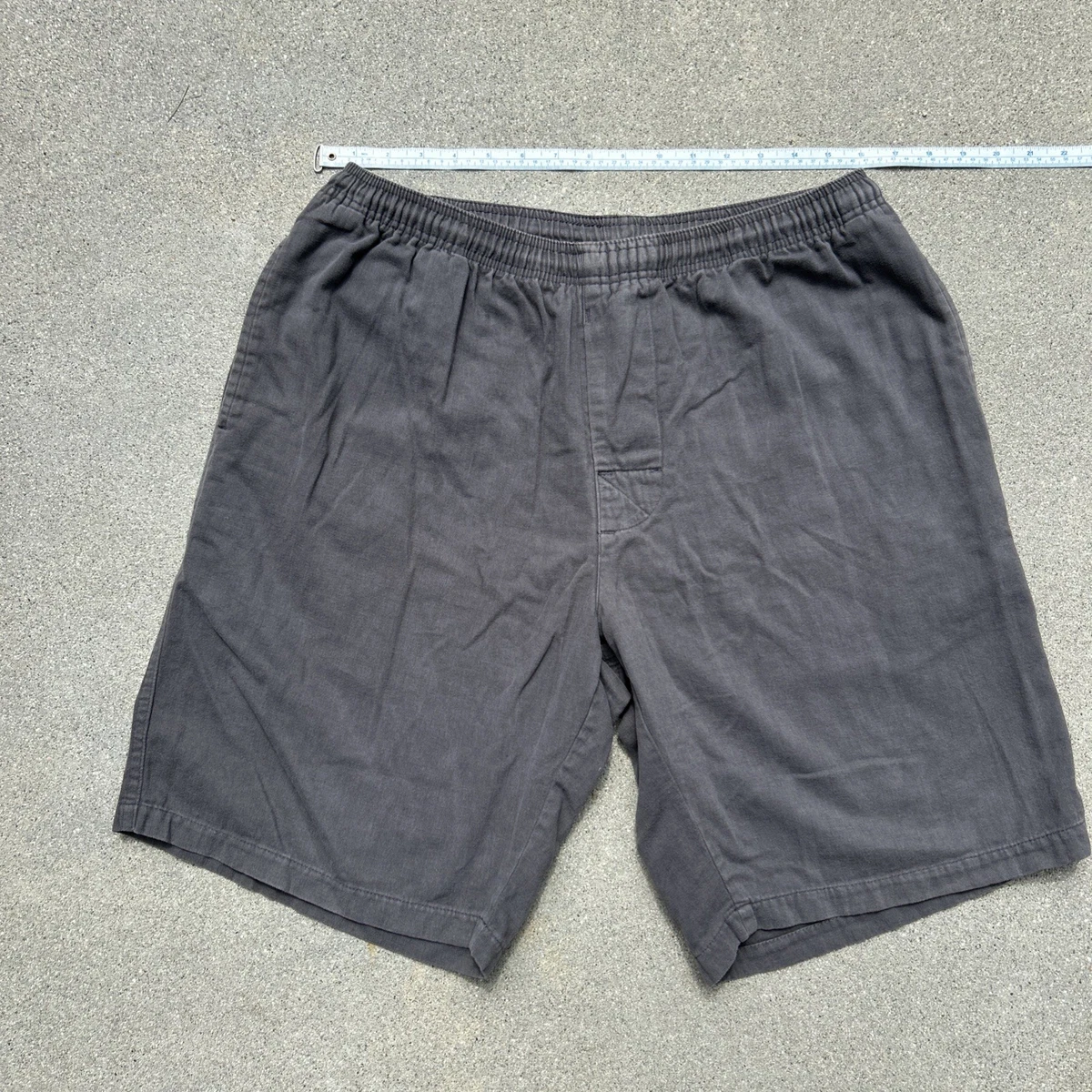 パンツ old stussy Beach Shorts MADE IN USA M Vintage 90s Stüssy Beach Shorts Made In USA Gray Size MEDIUM Baggy