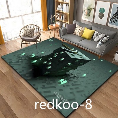 3D Minecraft Crawling Game Floor Carpet Bedroom Door Mat Living Room Mat  ··