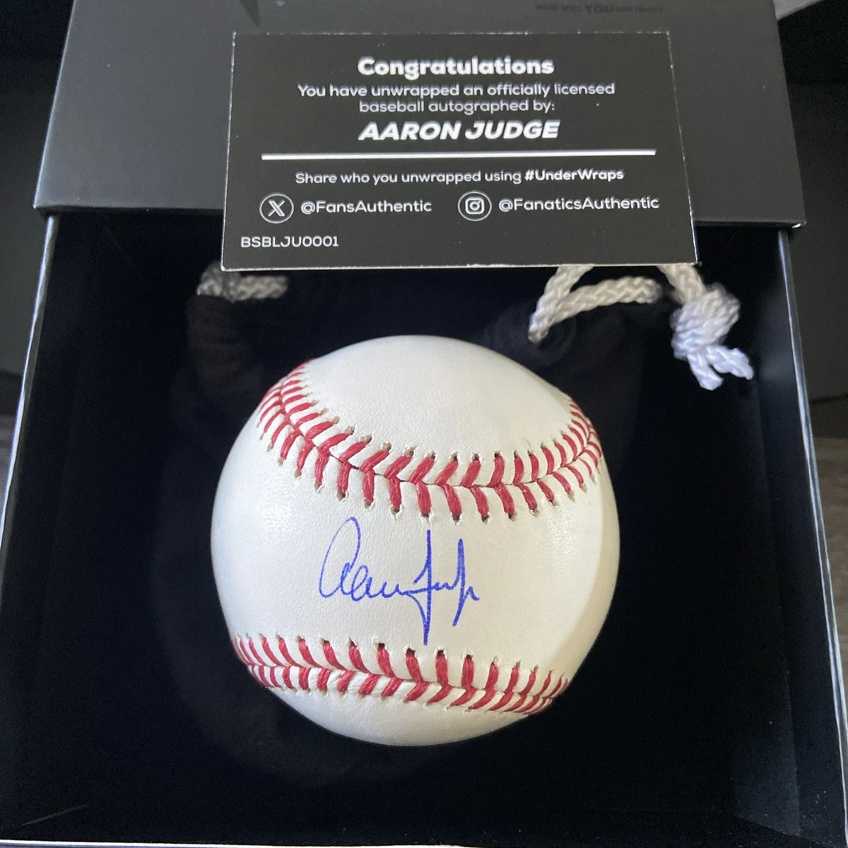 亚伦法官纽约洋基队痴迷者正品亲笔签名棒球MLB 球| eBay