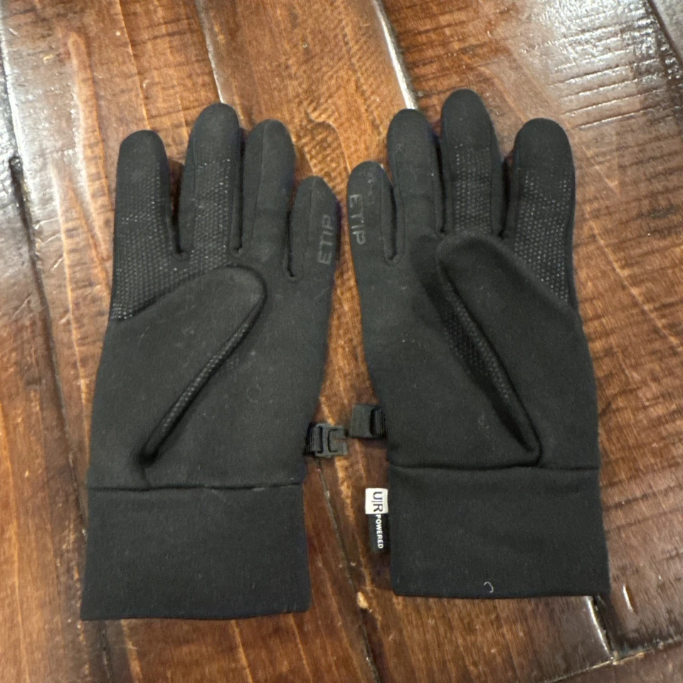 Luvas femininas The North Face Etip XS pretas compatíveis com tela sensível ao toque - Imagem 2 de 2