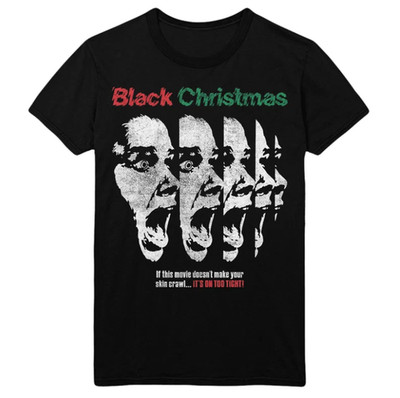 Screaming Face Horror Graphic T-Shirt Vintage Christmas Scary Fans Gif Halloween