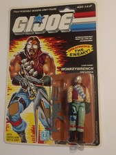 1986 GI Joe Monkeywrench Cobra Dreadnok figure MOC