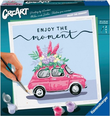 Ravensburger Malen nach Zahlen CREART Trend Serie Quad. Enjoy the moment 20116