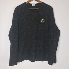 Vintage Crazy Shirts Hawaii Sweatshirt Mens Large Pebble Beach Golf Speckle USA