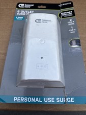 Commercial Electric 6-Outlet Surge Protector w/ 2 USB-A and 1 USB-C Wall Tap