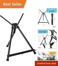 Versatile 15-21" Portable Tabletop Easel - Ideal for Paintings and Presentations