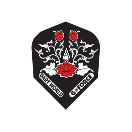 Vuelos de dardos estándar G-Force Roses - Imagen 1 de 1