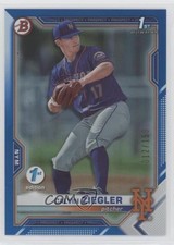 2021 Bowman Draft 1st Edition Blue Foil 12/150 Calvin Ziegler #BD-123 0c3e