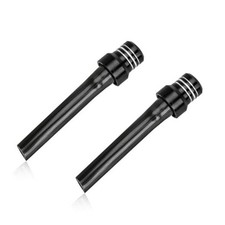 2 PCS Breather Hose Gas Fuel Tank Cap, CNC One Way Tank Valve Vent Tube Black