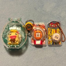 Tamagotchi Charm Ring Set of 4 Pocket Charms, Used, No Major Flaws, Japanese
