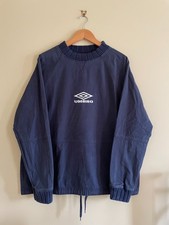 Umbro Vintage 90s Drill Top Liam Gallagher Oasis Maine Road RARE | Med / Large