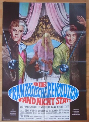 Die französische Revolution fand nicht statt - Gene Wilder - original Filmplakat