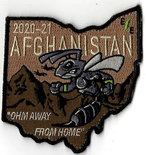 USAF 112th EXPEDITIONARY FIGHTER SQUADRON 2020 21 AFGHANISTAN OHM MILITARY PATCH
