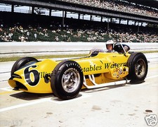 BOBBY UNSER 1963 FIRST INDY 500 HOTEL TROPICANA AUTO RACING 8X10 PHOTO