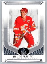 2020-21 SP Signature Edition Legends #153 Jim Peplinski Calgary Flames