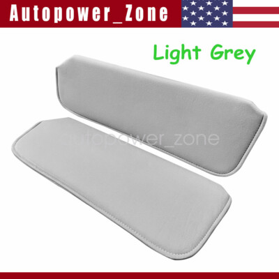 Pair Of Gray Sun Visors – Fits 1999-2006 Chevy Silverado & GMC Sierra (Left & Right)