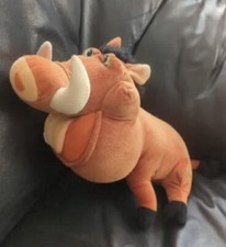 Large Pumbaa Plush Lion King 17" Stuffed Animal Disney 2003 Hasbro Vintage