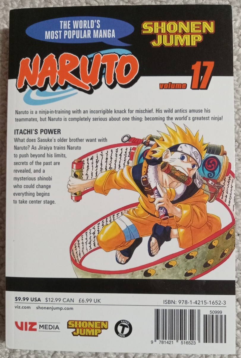 Naruto Volume 17 By Masashi Kishimoto (Viz, September 2007