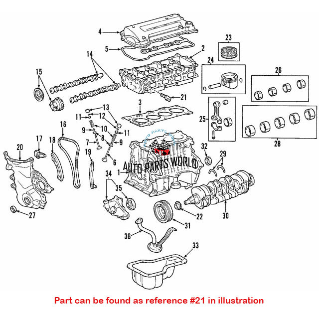 GENUINE TOYOTA COROLLA MATRIX 1.8L CAMSHAFT Grelly USA