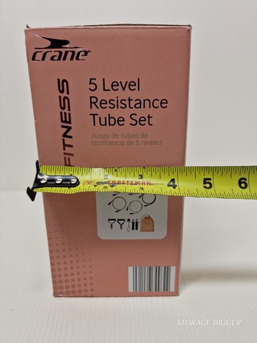Crane Five Level Resistant Tube Set For Fitness 5 Colors Open Box - Picture 7 of 8