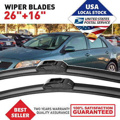 EAST FOREST DIRECT CONNECT WIPER BLADES Size Pair of 26 / 16 -Front Left&Right